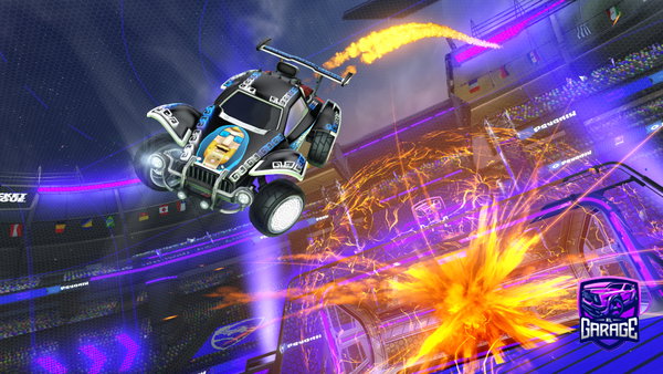 A Rocket League car design from erbloar