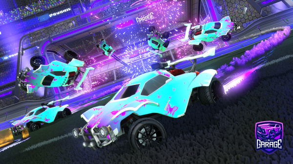 A Rocket League car design from Mintyyyyy7