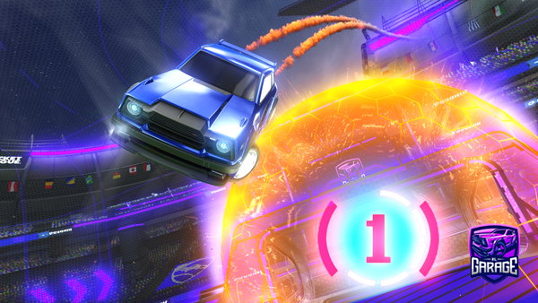 A Rocket League car design from Pattik221