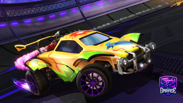 A Rocket League car design from Mando05