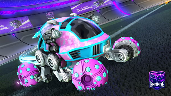 A Rocket League car design from RWJ