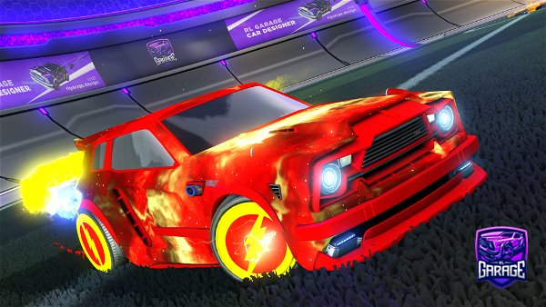 A Rocket League car design from ColeRL6
