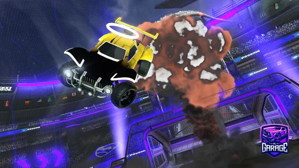 A Rocket League car design from Mangnua