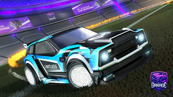 A Rocket League car design from rlperson12354