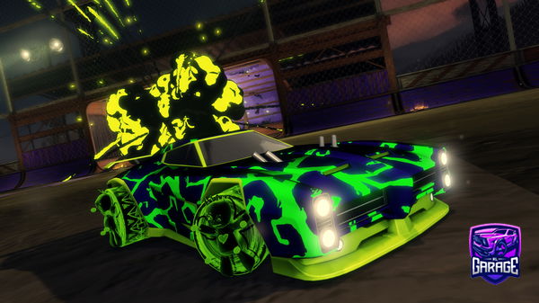 A Rocket League car design from zorgaam