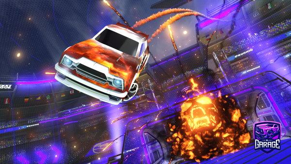 A Rocket League car design from LockOP22