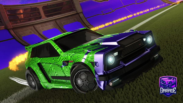 A Rocket League car design from Nateistall