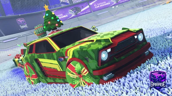 A Rocket League car design from Hurukay84