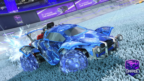 A Rocket League car design from boooooooiii