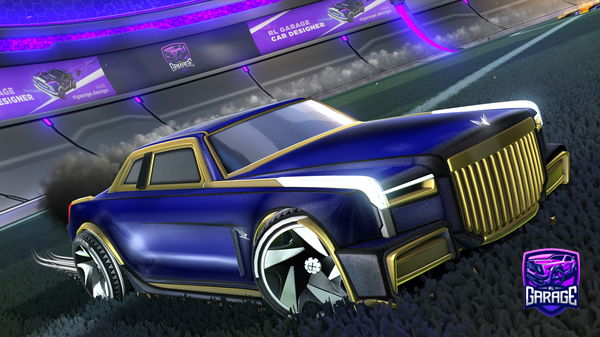 A Rocket League car design from BonesBrandon