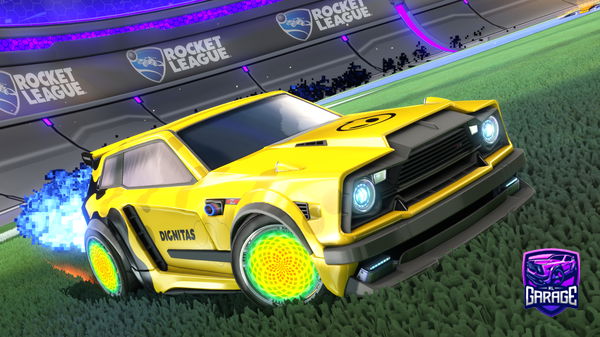 A Rocket League car design from Roy038