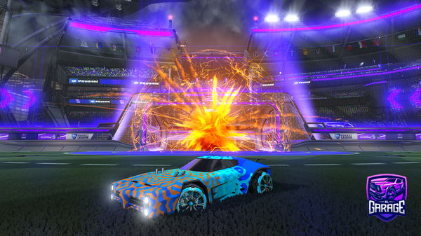 A Rocket League car design from ItsMetricAU