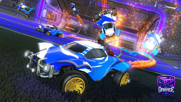 A Rocket League car design from TreyWay6K-DLOK