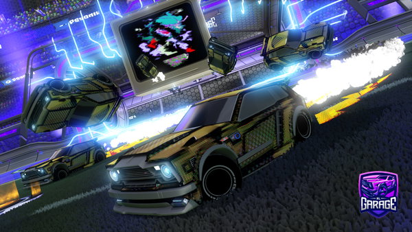 A Rocket League car design from Marlbor
