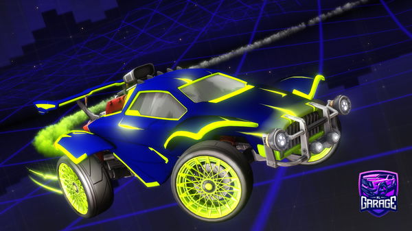 A Rocket League car design from Pipa_
