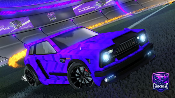 A Rocket League car design from BACK_35