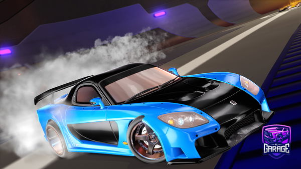 A Rocket League car design from boosted497