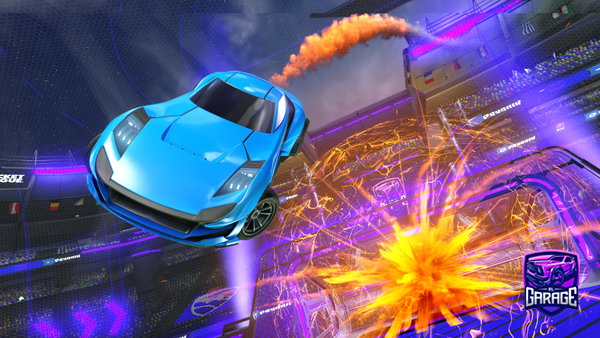 A Rocket League car design from userblock
