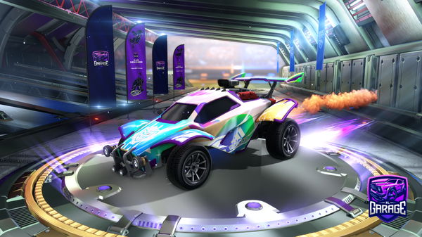 A Rocket League car design from LastGemini