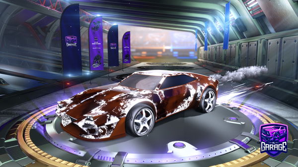 A Rocket League car design from MrTeaYT