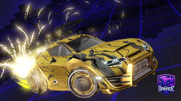 A Rocket League car design from lightning810