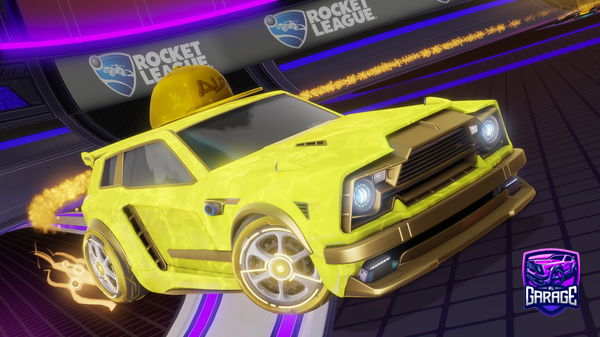 A Rocket League car design from Maxiknottoxik