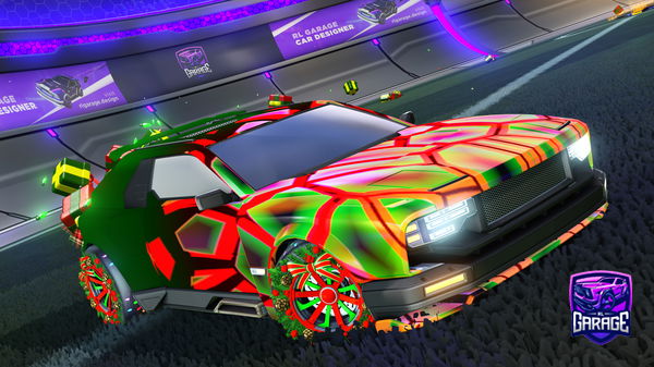 A Rocket League car design from Black_Ink