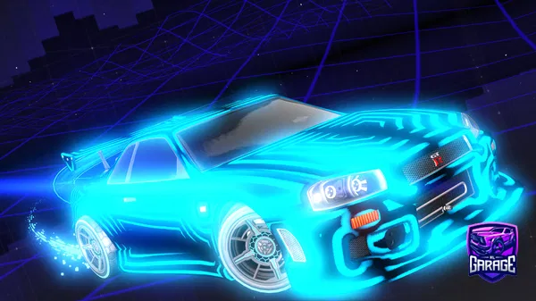 A Rocket League car design from Mattiscool