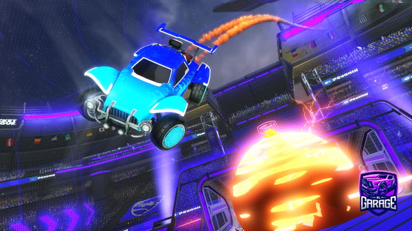 A Rocket League car design from Sweaty_BasBas