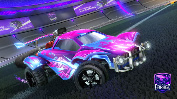 A Rocket League car design from Jststjn