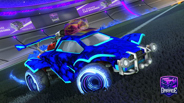 A Rocket League car design from Zackael47300