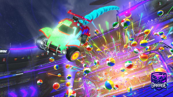 A Rocket League car design from Jdastoney