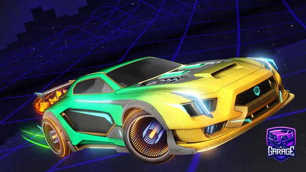A Rocket League car design from munchy