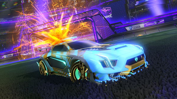 A Rocket League car design from LittleLily