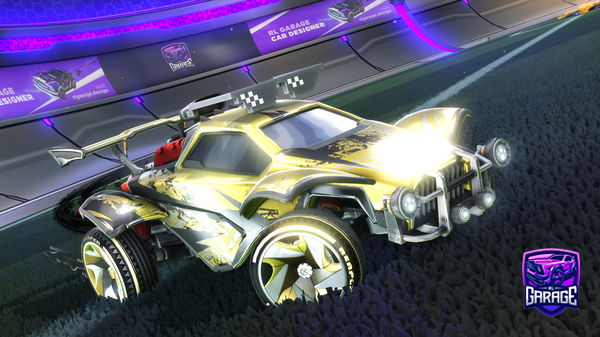 A Rocket League car design from ChiefXtreme