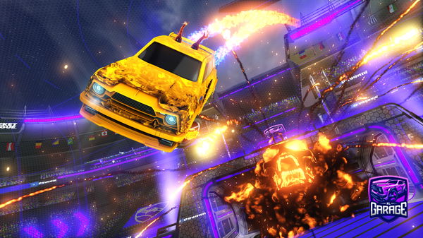 A Rocket League car design from MQstylez