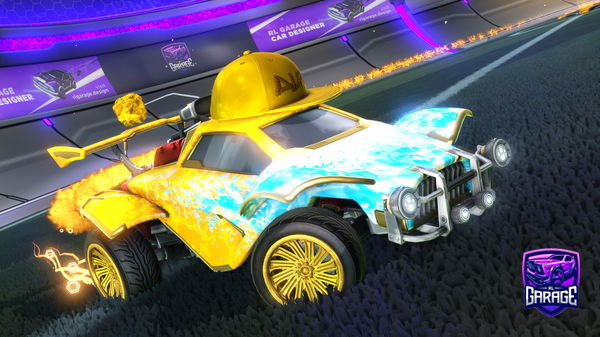 A Rocket League car design from BoxedByAhmedxD