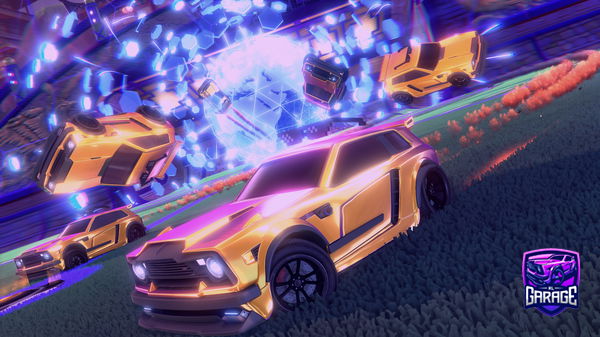 A Rocket League car design from M1stic00