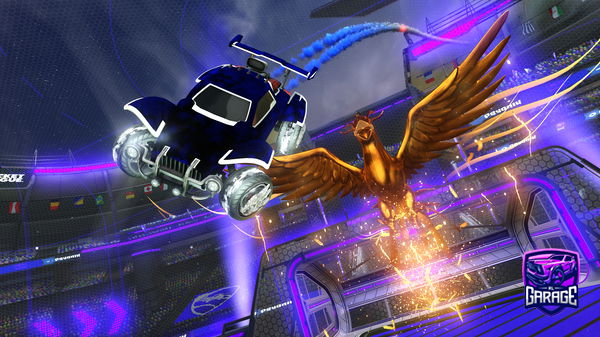 A Rocket League car design from Destr923