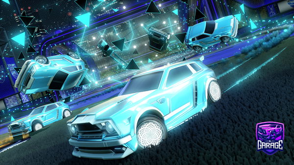 A Rocket League car design from Dogsarecool1984