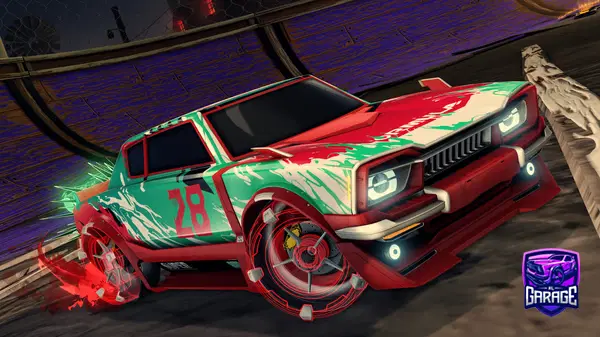 A Rocket League car design from irosario78