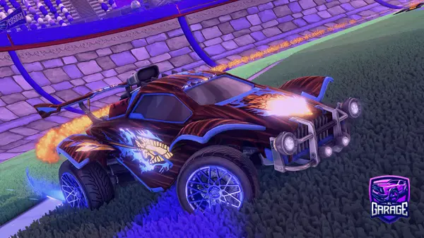 A Rocket League car design from Kryptonn