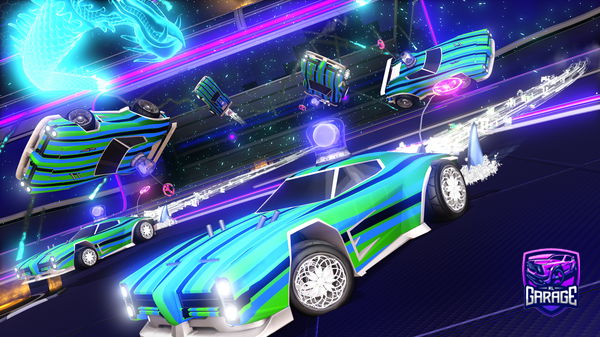 A Rocket League car design from Godzilla1610