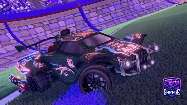 A Rocket League car design from VenaticTech8