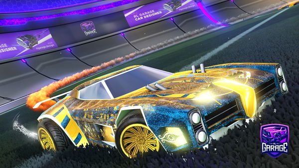 A Rocket League car design from noa11