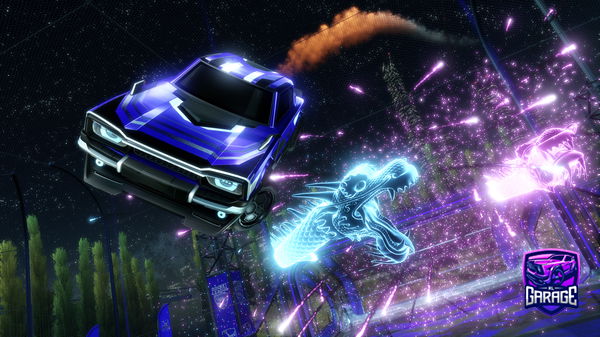 A Rocket League car design from M1stic00