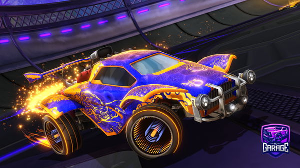 A Rocket League car design from Blick3