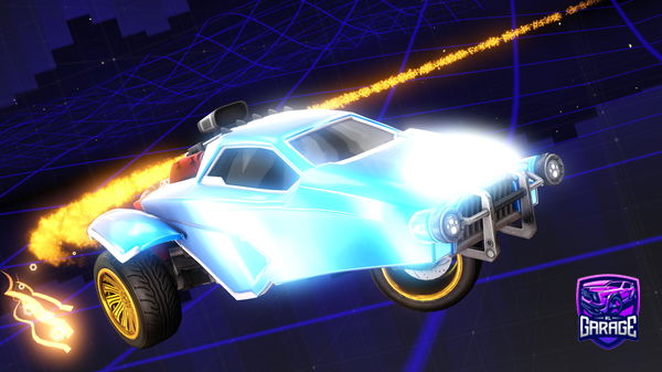 A Rocket League car design from mebeking