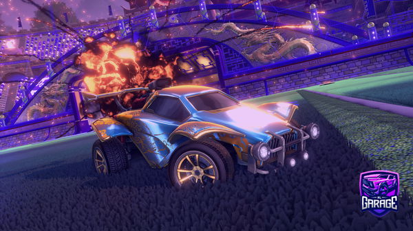 A Rocket League car design from Bananasfc22