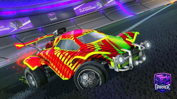 A Rocket League car design from amustycowRLG